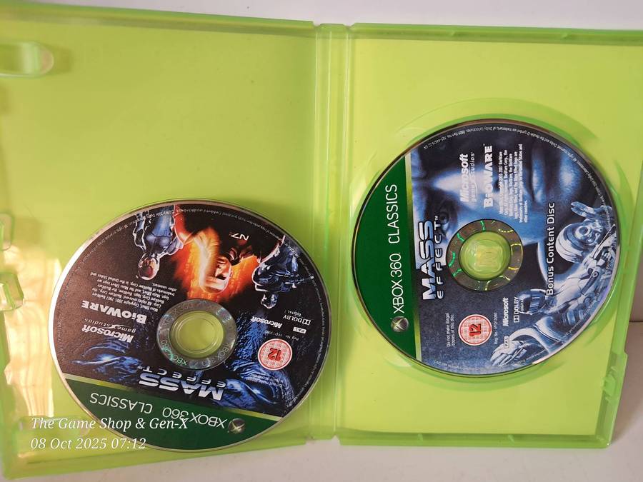 XBOX 360 MASS EFFECT - NO MANUAL