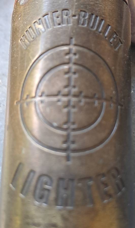 Bullet ( snot neus) gas lighter. Rare find!!
