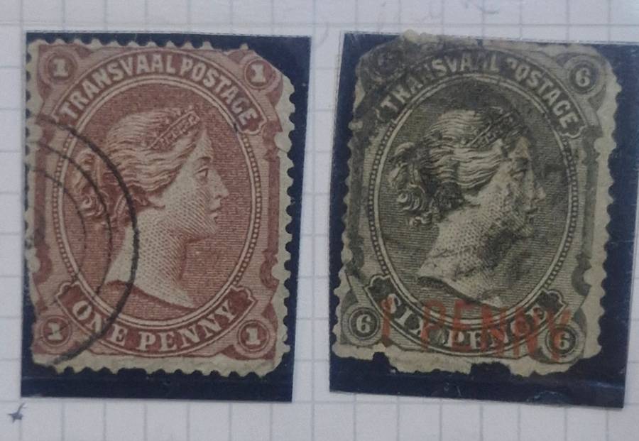 Zuid Afrikaanse Republiek and Transvaal Stamp collection from 1800s onwards