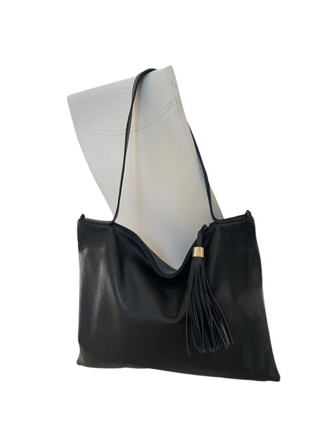 GENUINE LEATHER SHOULDER BAG
