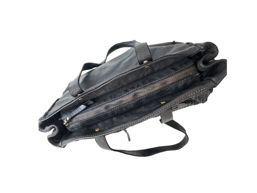 GENUINE LEATHER SHOULDER BAG