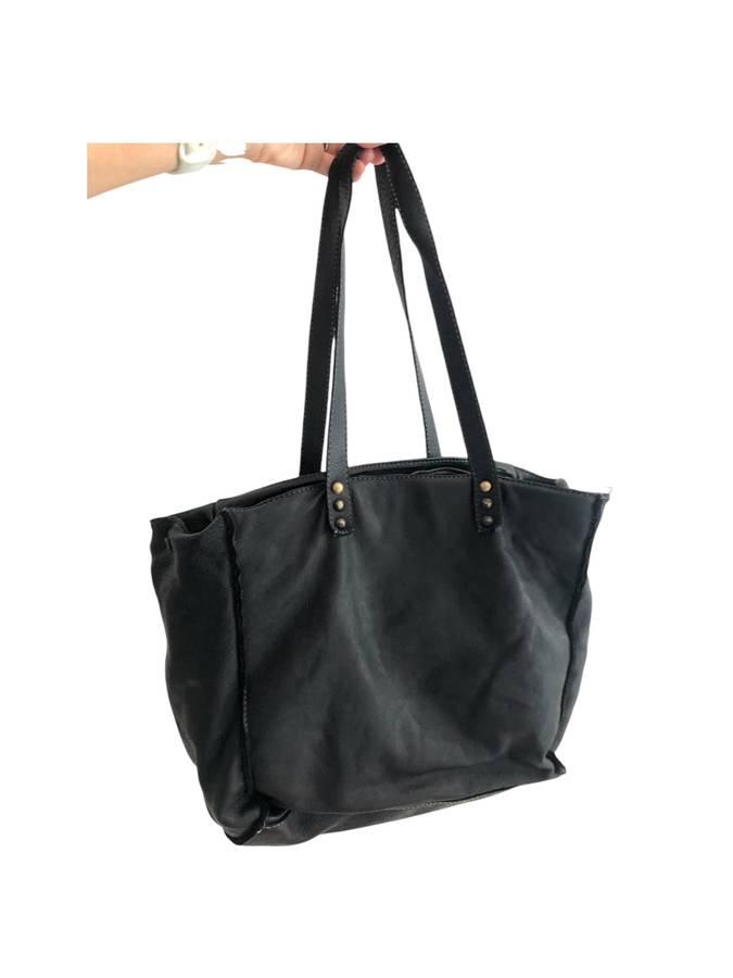 GENUINE LEATHER SHOULDER BAG