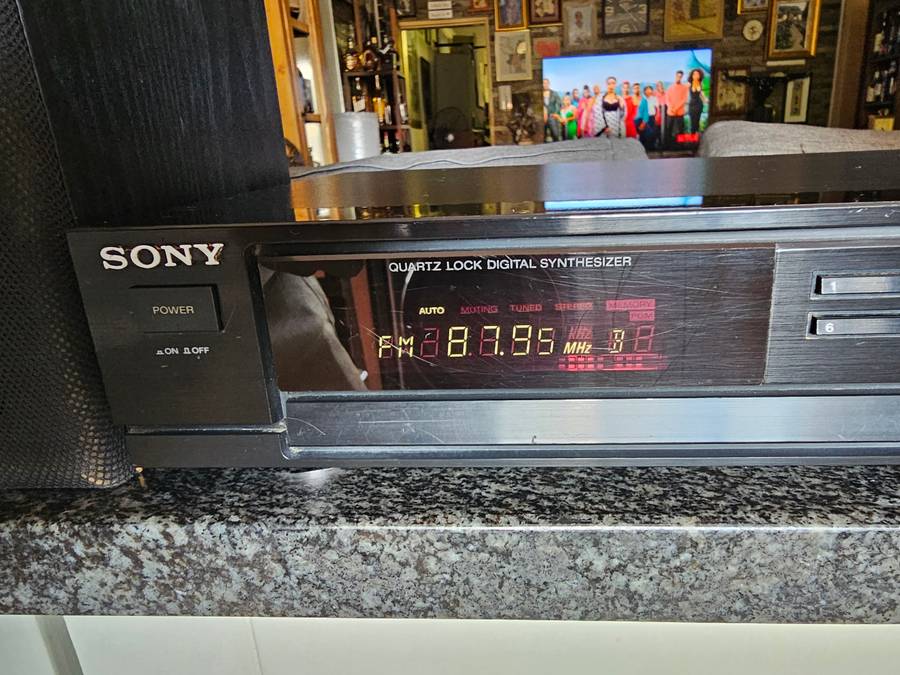 Vintage Sony 1990s St-jx401 Digital Am FM Stereo Tuner