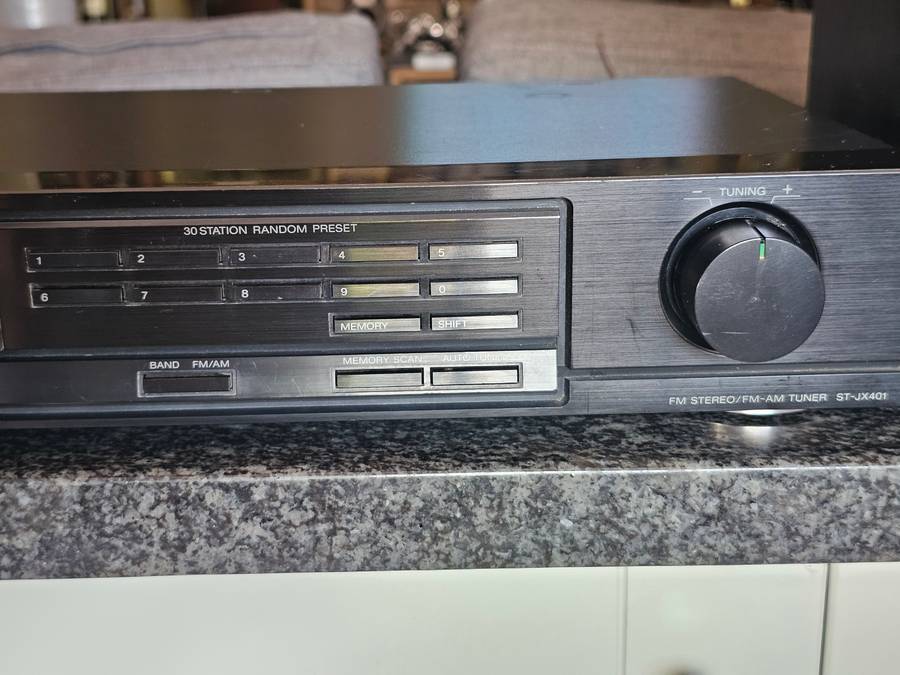 Vintage Sony 1990s St-jx401 Digital Am FM Stereo Tuner