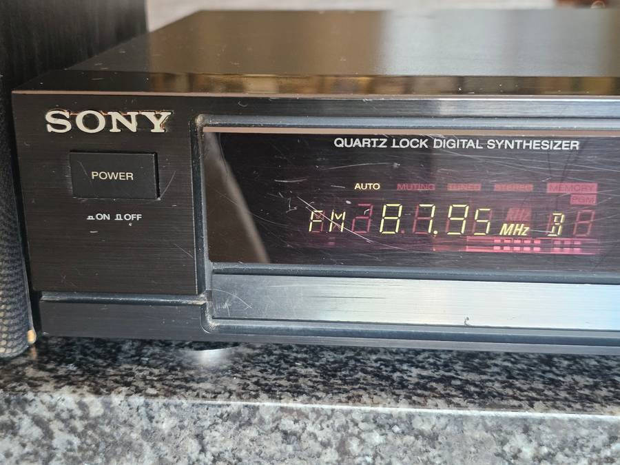 Vintage Sony 1990s St-jx401 Digital Am FM Stereo Tuner