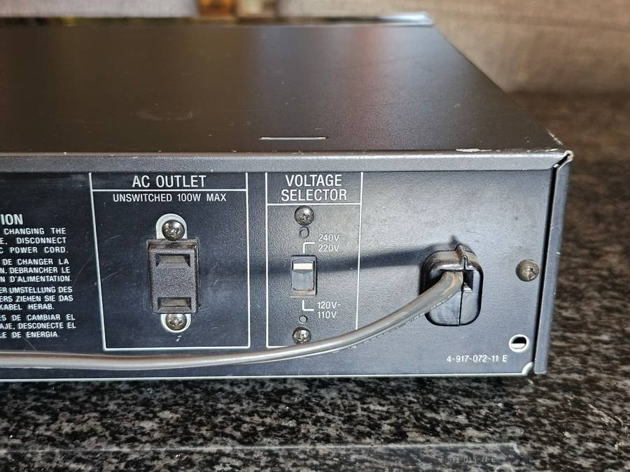 Vintage Sony 1990s St-jx401 Digital Am FM Stereo Tuner