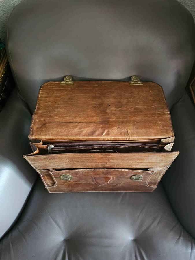 Vintage Leather Laptop Bag