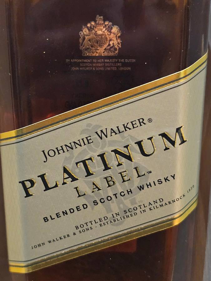 Johnnie Walker Platinum Label 18 Year Whisky