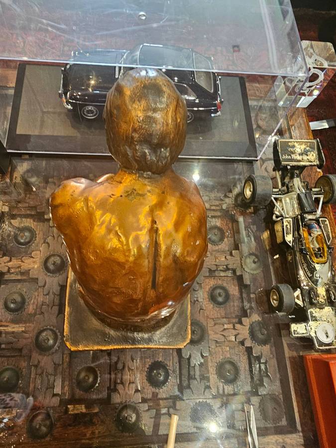 Bronze Finish Thinking Man Sculpture