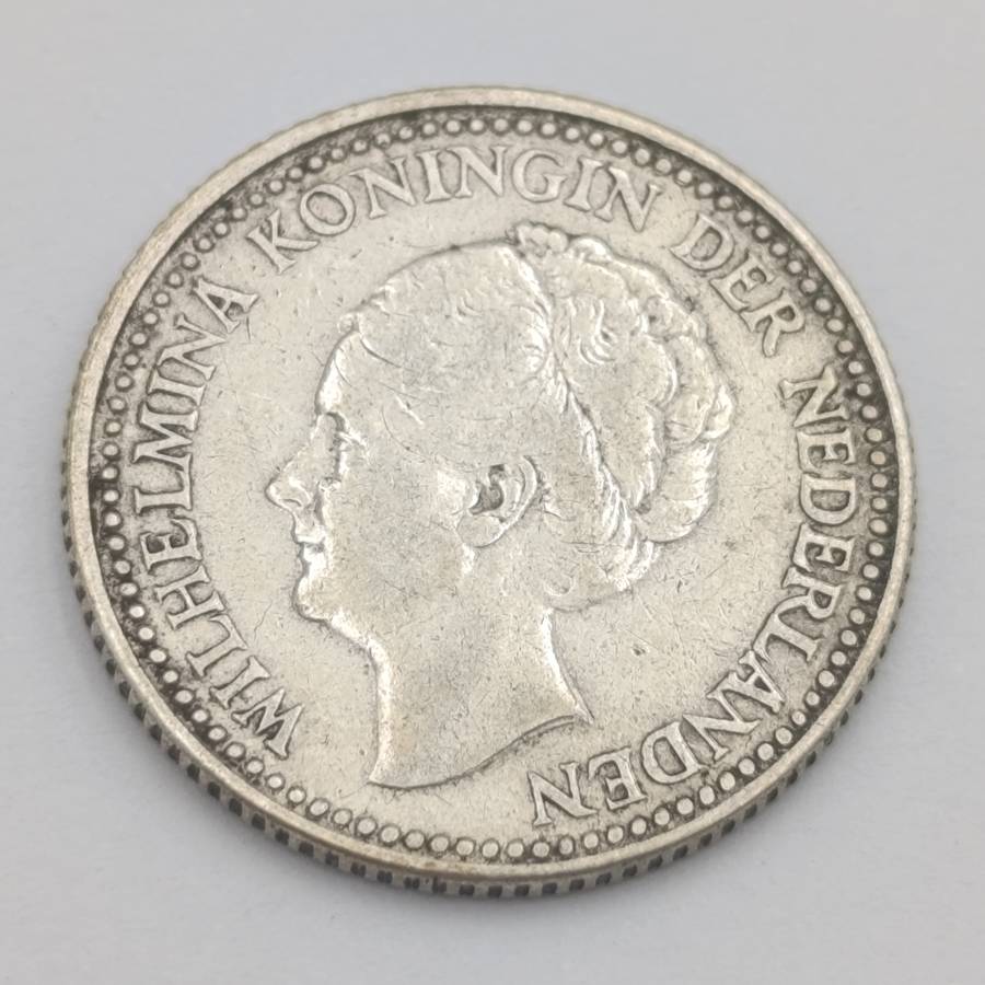 Netherlands 1921 half Gulden Silver