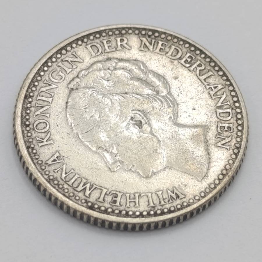 Netherlands 1921 half Gulden Silver