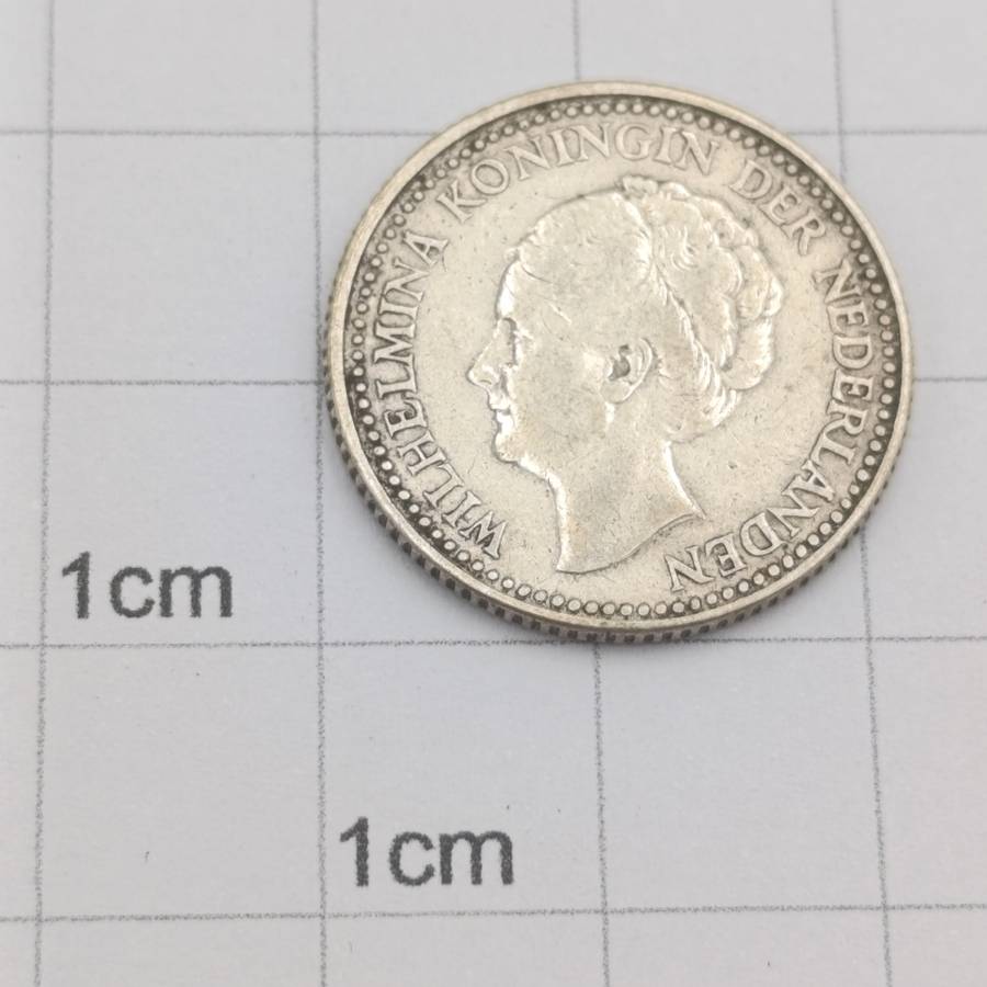 Netherlands 1921 half Gulden Silver