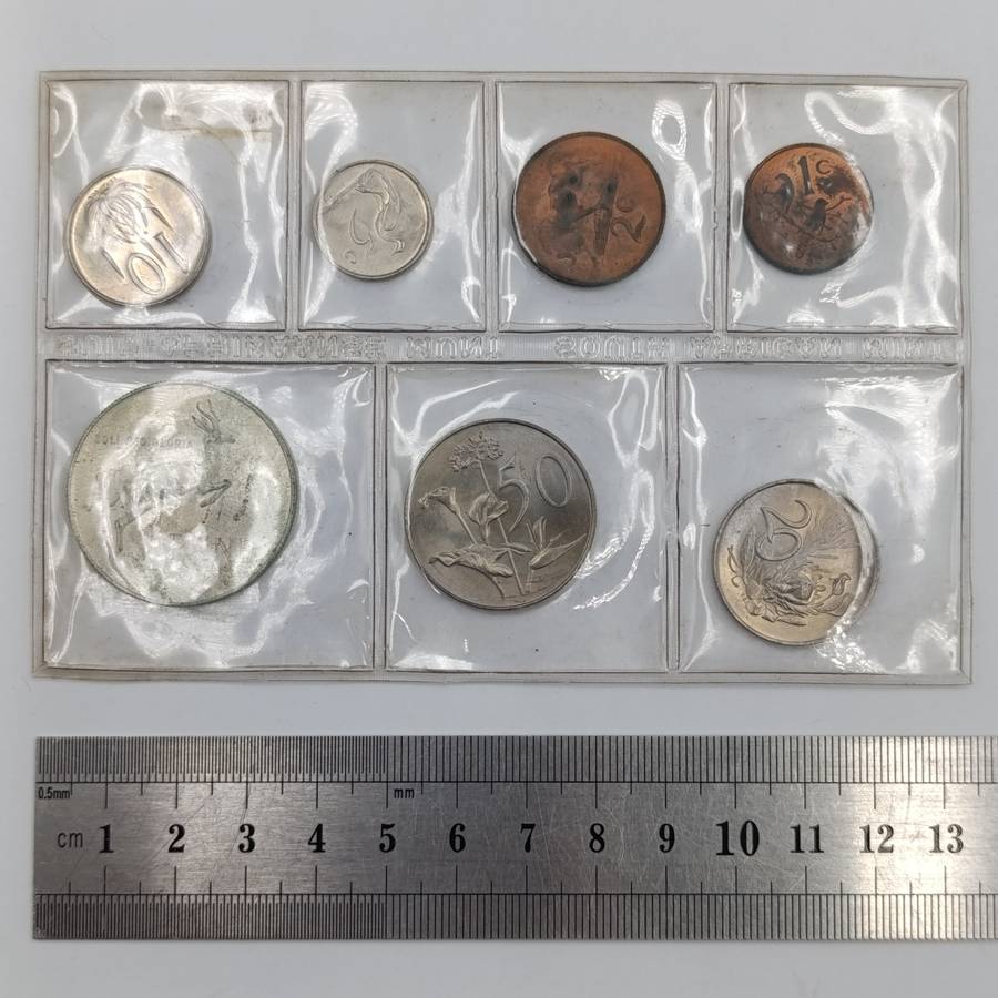 1968 Suid Afrika Afrikaans uncirculated set with scarce R1