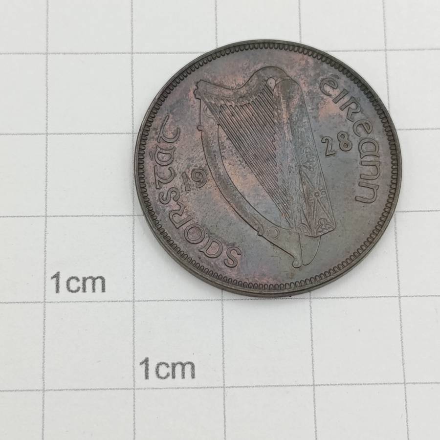 Ireland 1928 penny uncirculated