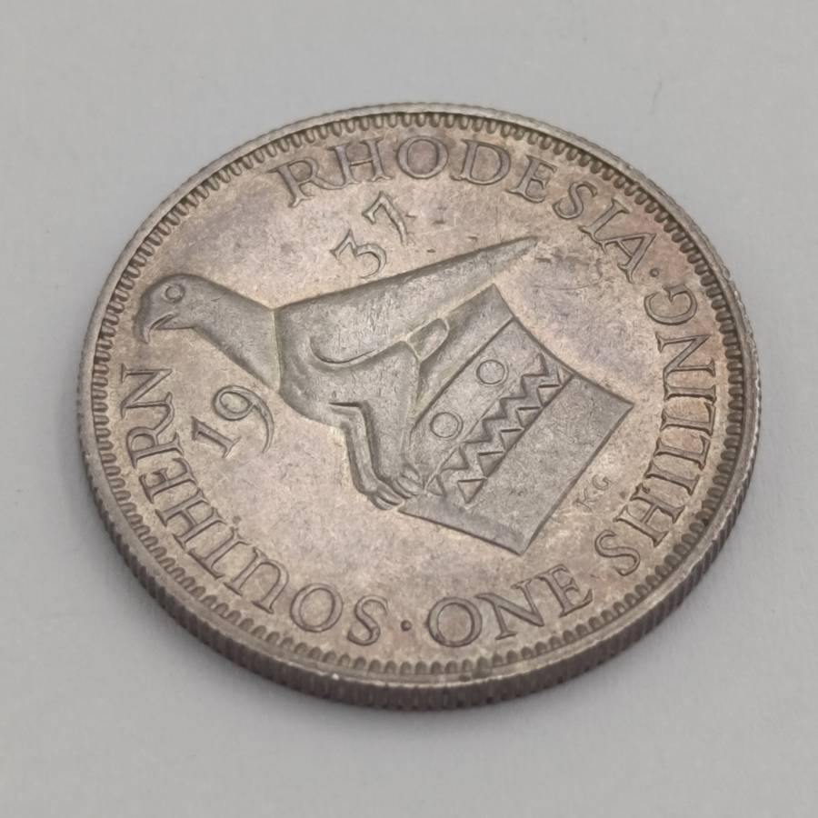 Southern Rhodesia 1937 Shilling uncirculated