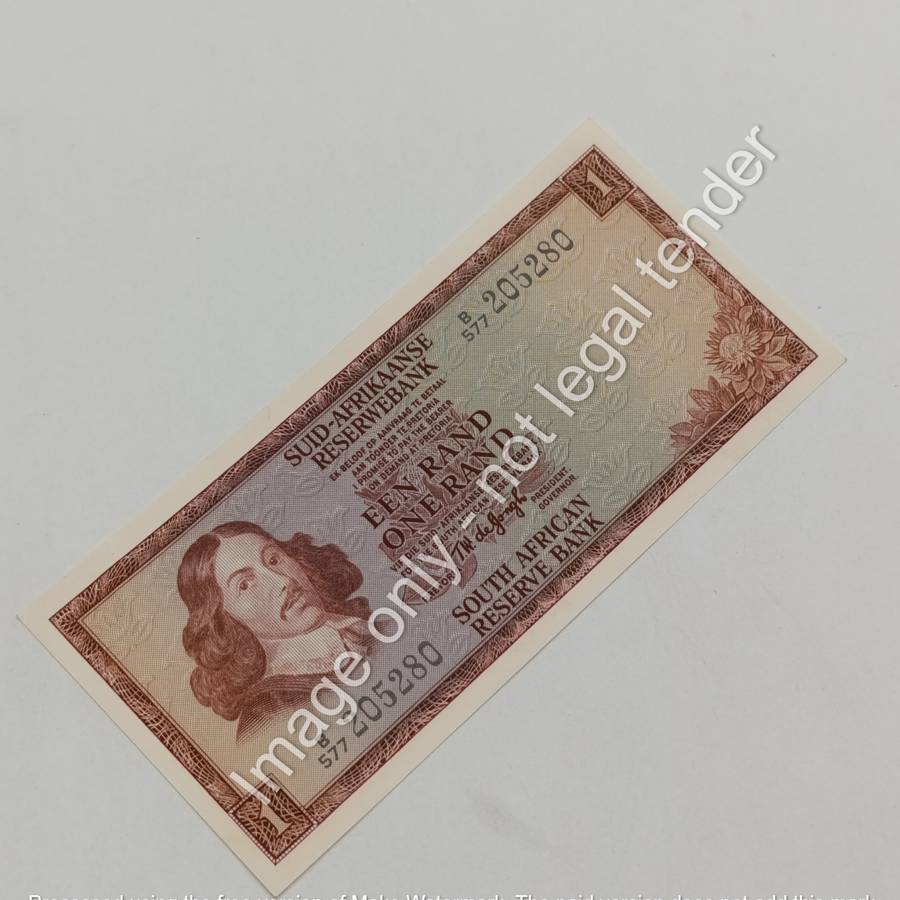 Lot of 9 TW de Jongh 1975 3rd issue R1 notes uncirculated with consecutive numbers