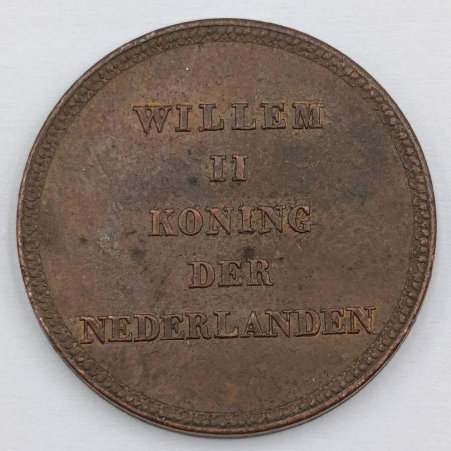 Netherlands inauguration of Willem 2 in 1840 - exallent condition