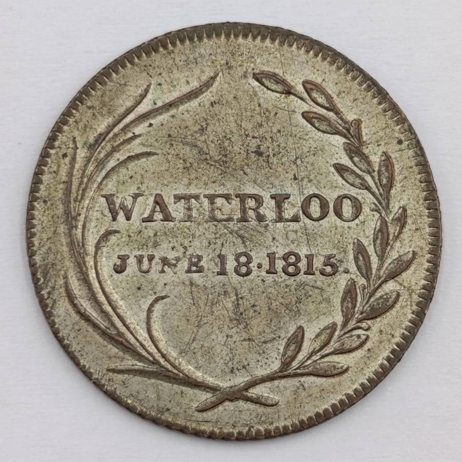 1815 Medal commemorating the role of crown prince Willem II at the battle of Waterloo