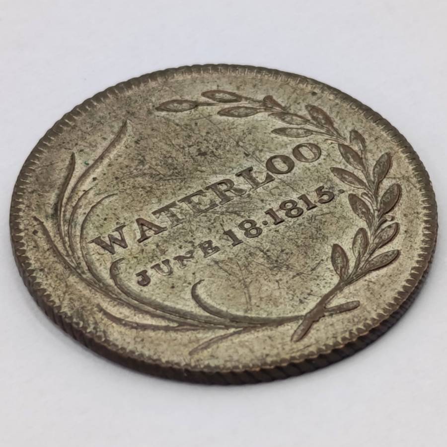 1815 Medal commemorating the role of crown prince Willem II at the battle of Waterloo