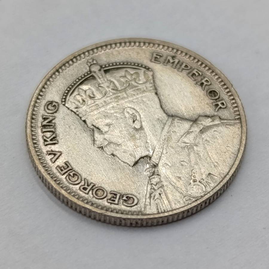 New Zealand 1934 Silver sixpence