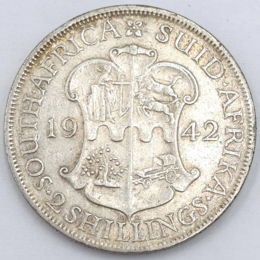 South Africa 1942 Two Shilling XF