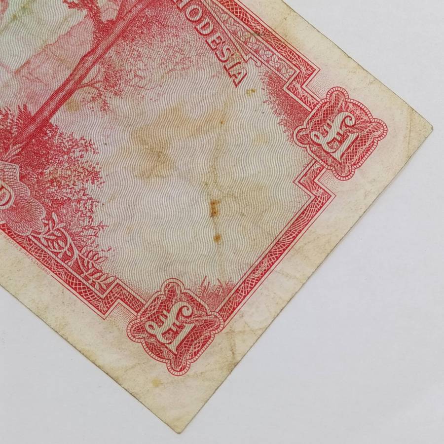 Reserve Bank of Rhodesia One Pound Salisbury 14 September 1964