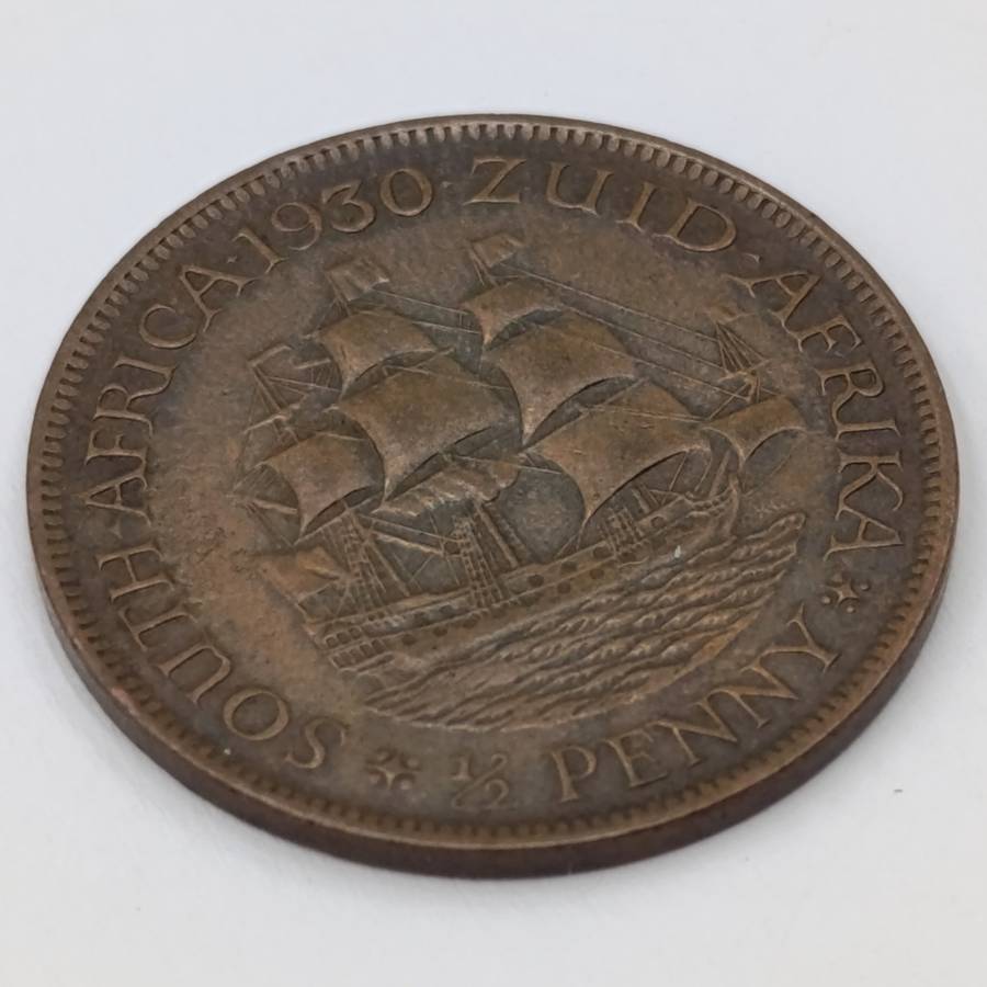 1930 South Africa Half Penny XF