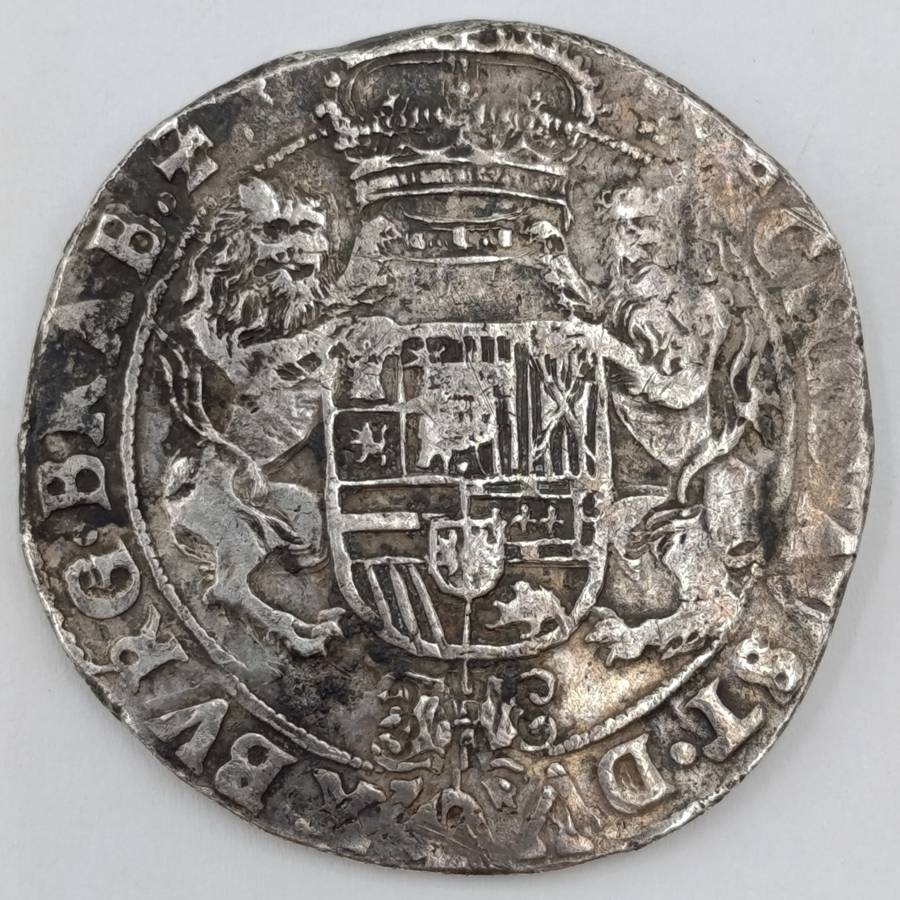 1666 Spanish Netherlands Brabant ducaton recovered from the Merenstijn wreck