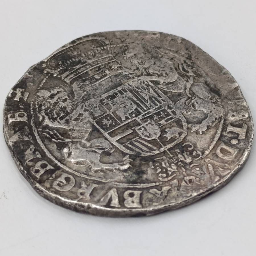 1666 Spanish Netherlands Brabant ducaton recovered from the Merenstijn wreck