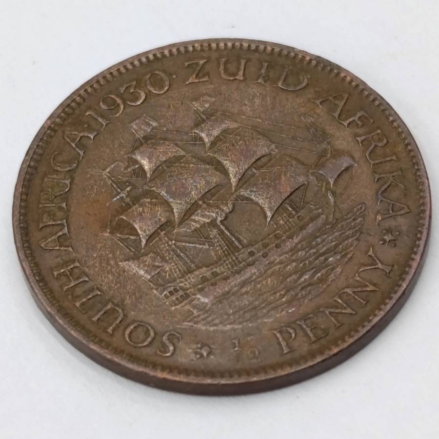 1930 South Africa Half Penny XF