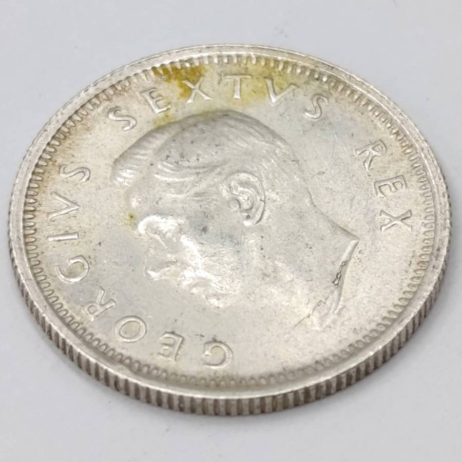 1950 South Africa Sixpence uncirculated