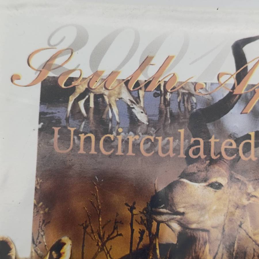 2001 South African uncirculated coin set - still sealed