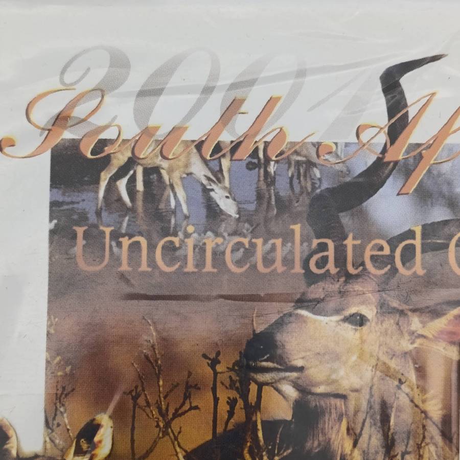2001 South African uncirculated coin set - still sealed
