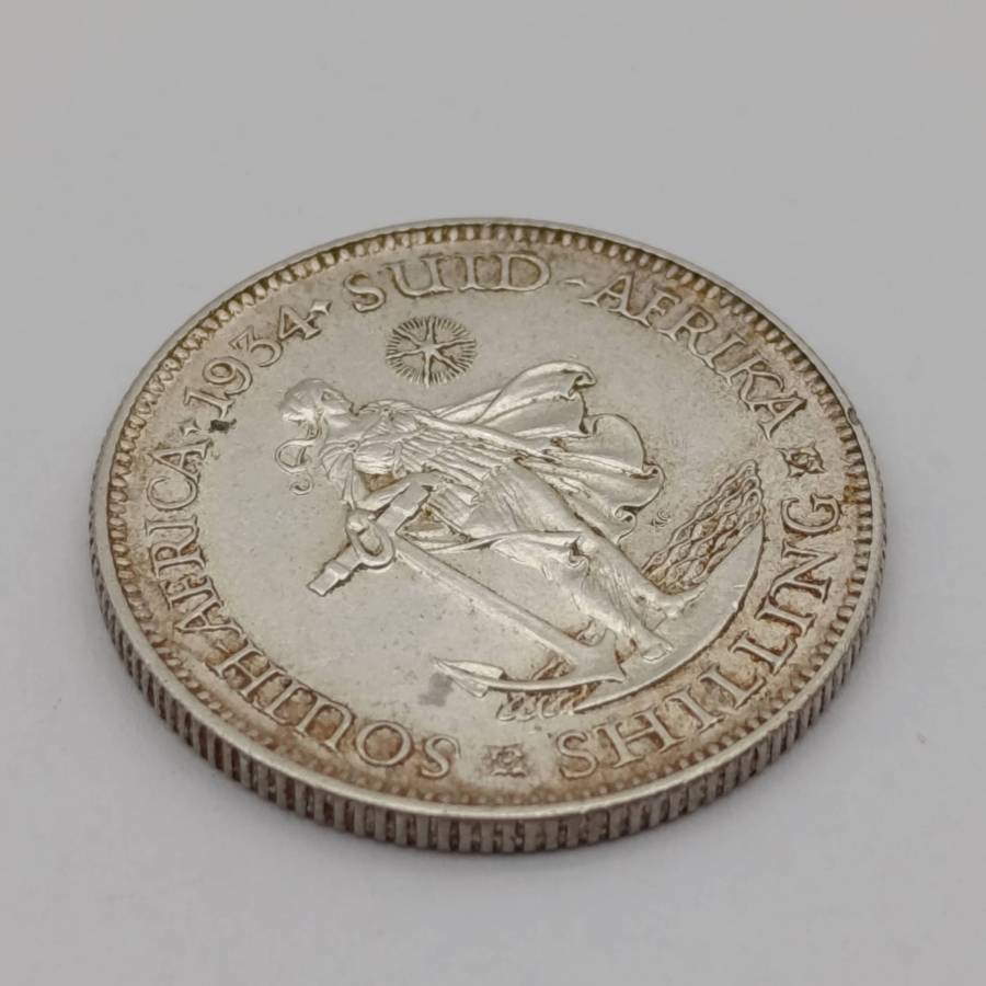 South Africa 1934 Shilling XF+