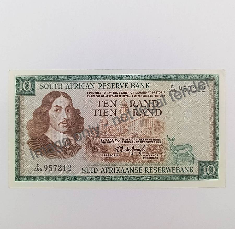South Africa TW de Jongh 1st & 3rd Issues uncirculated - some creases