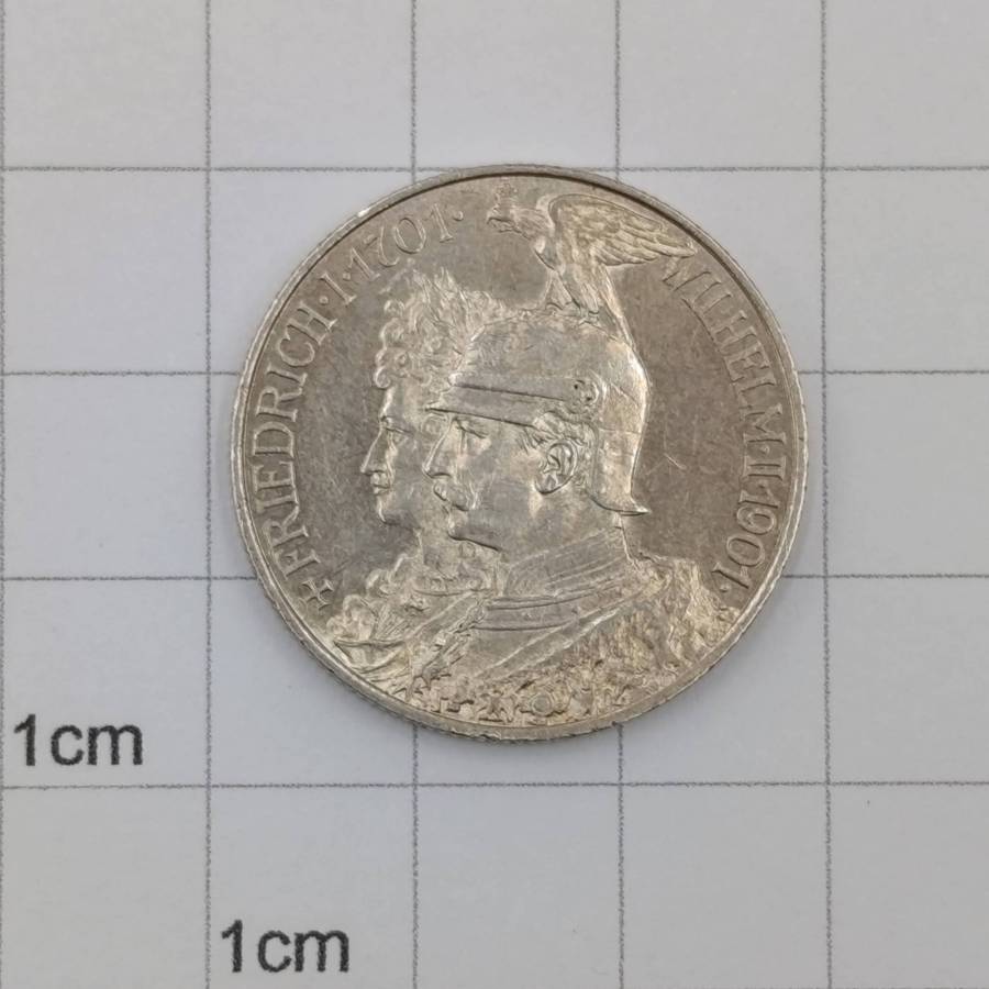 1901 Deutsches Reich Zcoei Mark. This one looks proof - some impairment
