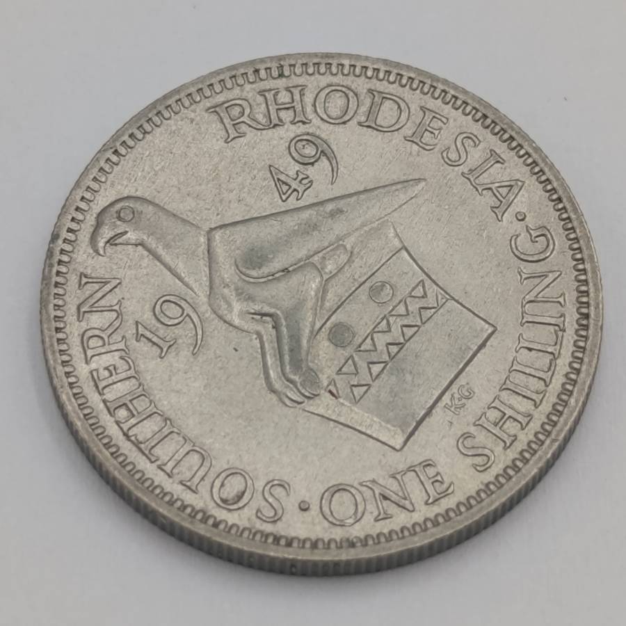 Southern Rhodesia 1949 Shilling uncirculated