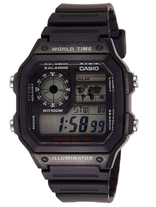 Casio AE-1200WH-1AVDF (Black) "Casio Royale"