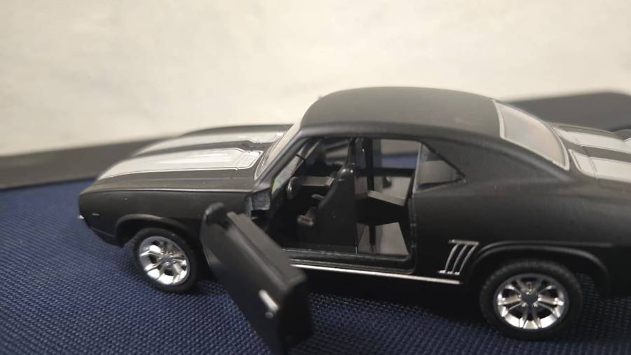 Chevrolet Camaro SS 1969 Black 1:36 Die-Cast  Pull Back
