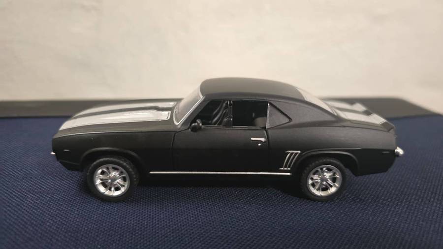 Chevrolet Camaro SS 1969 Black 1:36 Die-Cast  Pull Back