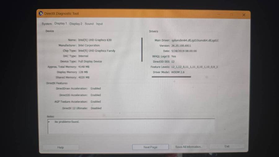 Acer Nitro 5 Gaming Laptop   Intel i7 | GTX 1050 3GB | 8GB RAM | 1TB HDD |