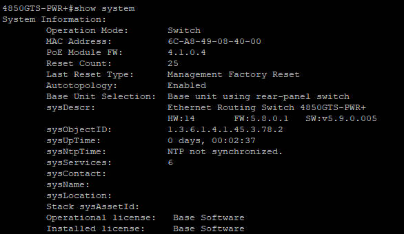 Avaya 4850GTS-PWR+ 48 Port Ethernet Switch | Nortel / Avaya / Extreme 48 Port Switch - Second Hand