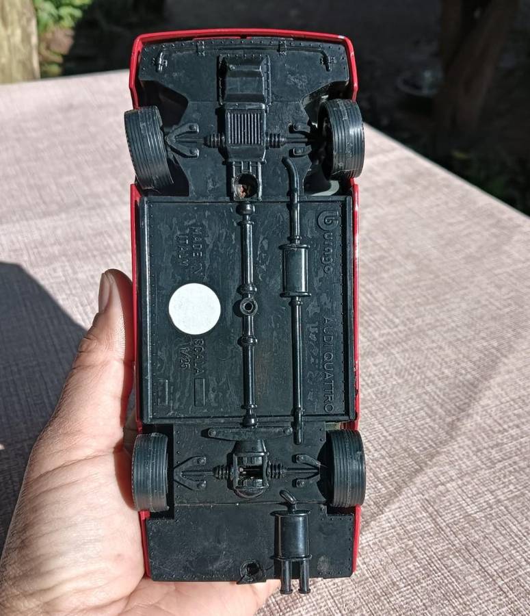 Rare Vintage 1980s Bburago Audi Quattro GT Havasat 1:25 Scale Diecast Car