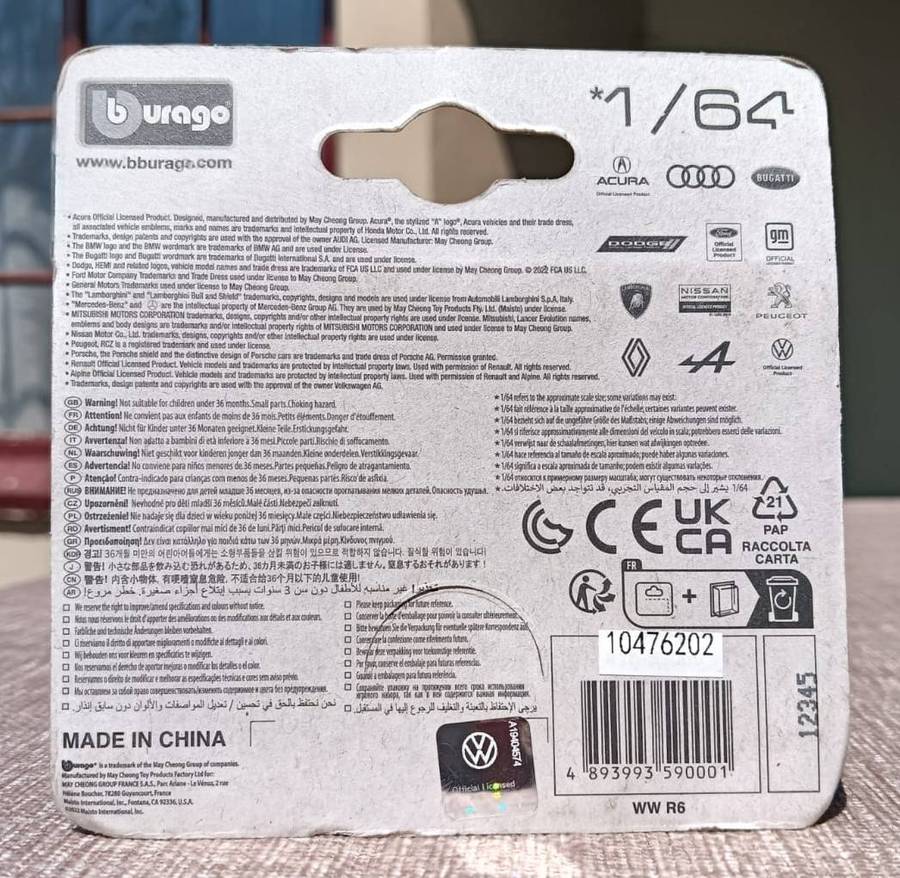 Bburago VW Samba Van Die Cast in Mint Green Scale 1:64 - No 1 of 3 Diecast on Auction