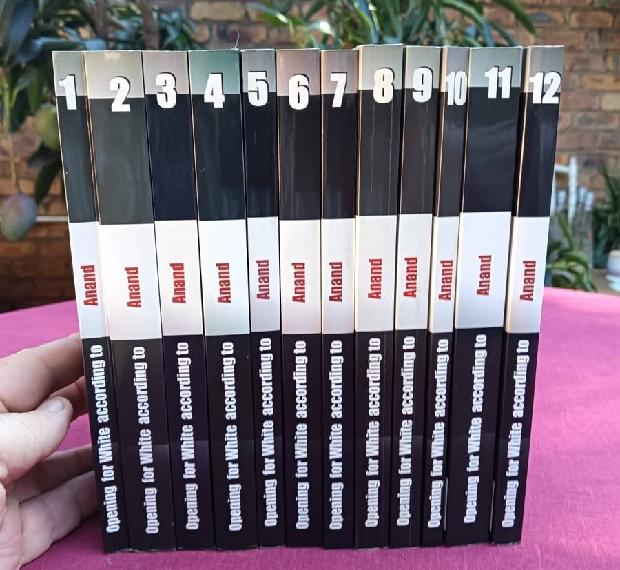 "Vishy" Anand (5 x Chess World Champion) 12 Volume Chess Opening Repertoire for White with 1e4