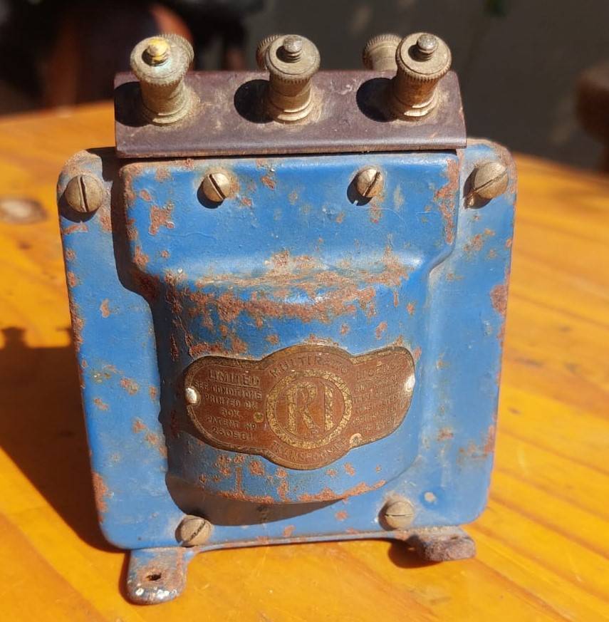 Rare Antique 1920s RI (Radio Instruments Ltd) Multivalve Transformer Pat 230981