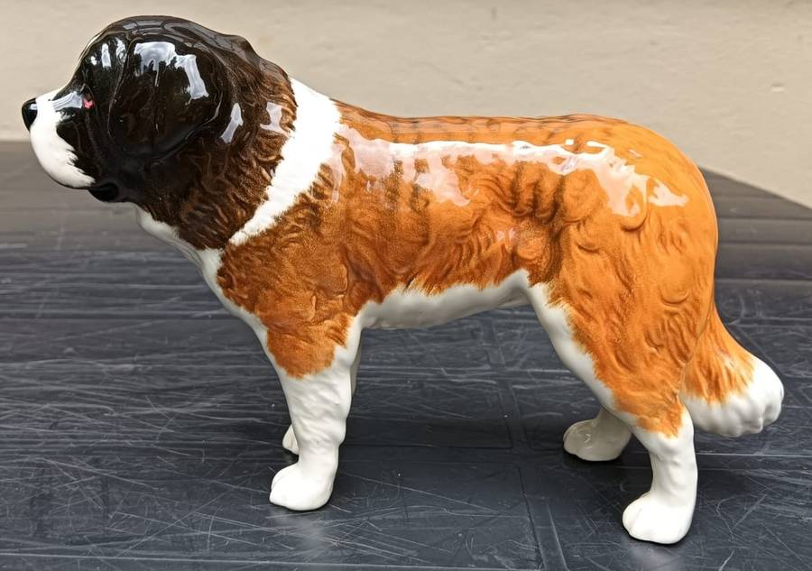 Beswicks England Large St Bernard Dog Corna Garth Stroller Figurine Made 1968 to 1989