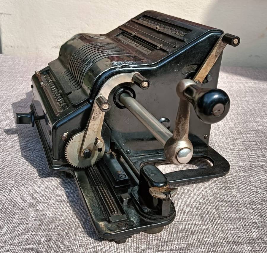 Vintage 1947 Brunsviga 15 German Mechanical Calculator One of only 7470 produced! Still Working!