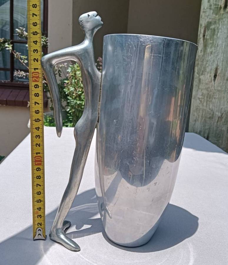 Carrol Boyes (SA 1954-2019) "Man" Figural Human Body Handle Water Jug "Her Favourite Piece" 1.5L