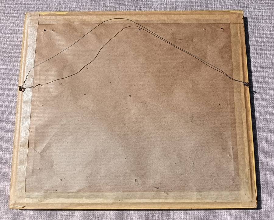 Intriguing Old Wine Farmhouse Moonshine Distillery Copper Relief Artwork Signed E Norwitz Dated 1984